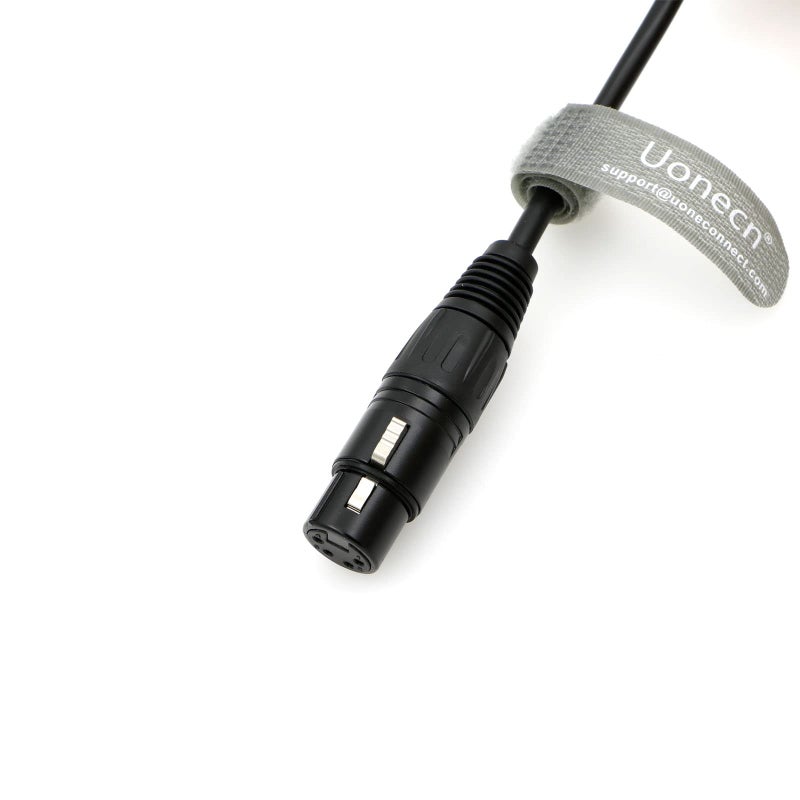 Uonecn Practilite 602 DSLR Camcorder Power Cable XLR 4 pin Female to D-tap Male for Sony F55 SXS Camera - Image 3